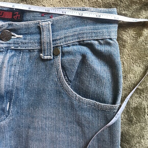 Jinzu Girls Bootcut Jeans Size 14 Embroidered front pockets 100% Cotton - Picture 4 of 9